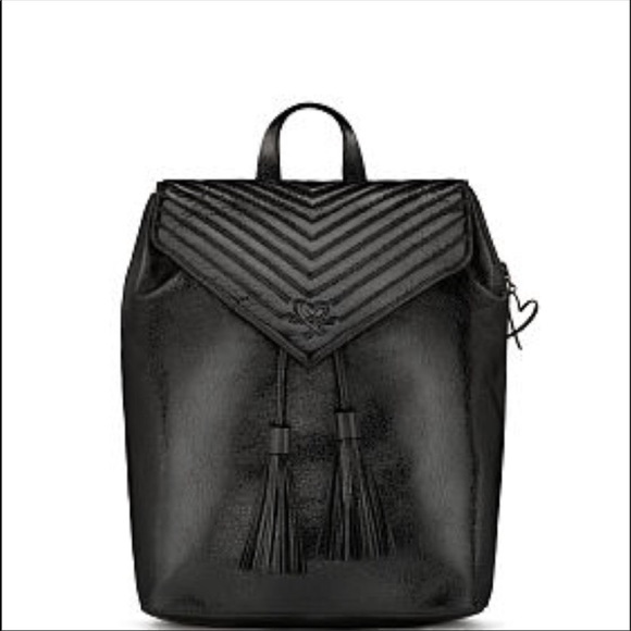 Victoria's Secret black python backpack - Picture 2 of 3